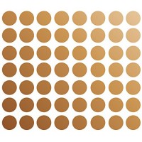 Innovative Stencils Polka Dot Wall Decal Nursery Kids Room Peel and Stick Removable Sticker Circle Pattern Décor (3" (50 Dots)) #1326   